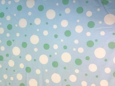 Saltea pliabila din spuma poliuretanica 120x60x5 cm Light Blue with Dots