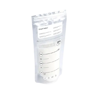 Pungi sterile pentru stocarea laptelui, 150ml x 20 bucati, Canpol babies