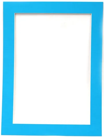 Ramă unică din carton Em Art - 700 g/m2, pentru hârtie A3, dimensiunea exterioară 49 x 36.7 cm, albastru