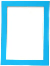 Ramă unică din carton Em Art - 700 g/m2, pentru hârtie A3, dimensiunea exterioară 49 x 36.7 cm, albastru