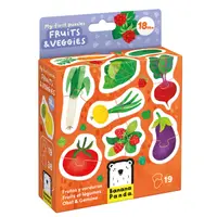 Primul meu puzzle, Banana Panda, Fructe si Legume, 38 piese