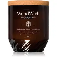 Woodwick Black Currant & Rose lumânare parfumată