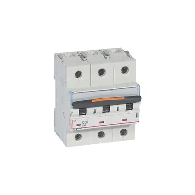 Siguranta automata MCB - DX³ - 25 kA - 3P 400 V~ - 50 A - C curba