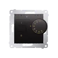 Termostat cu senzor interior, 16 (2) A, 230V ~ antracit metalic