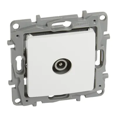 Priza TV tata, de capat, 10dB, alba, LEGRAND NILOE