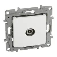 Priza TV tata, de capat, 10dB, alba, LEGRAND NILOE