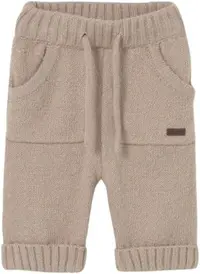 Pantalon lung din tricot Mayoral - Nisip, 1-2 luni