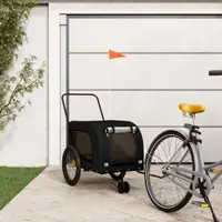Gossi remorca bicicleta animale companie, negru, textil oxford/fier