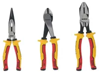 Set de clești izolați DeWALT - VDE 1000 V, DWHT82806-0, 3 bucăți, 200 mm