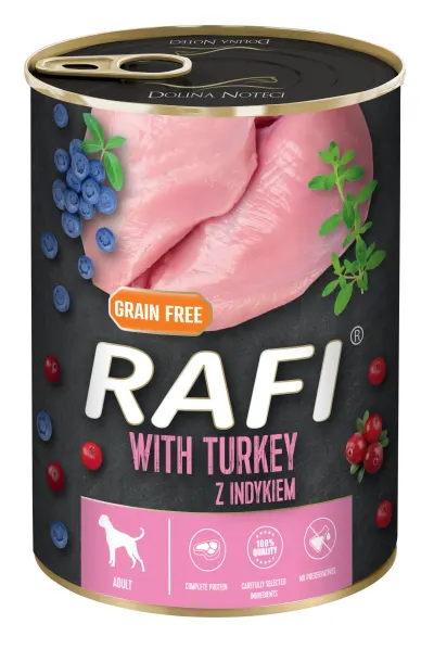 Hrana Umeda Caini, Rafi Dog, Curcan si Afine, 400 g