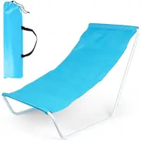 Scaun Pliabil de Plaja, Albastru, 86 x 51.5 x 60 cm, Vilde