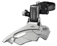Schimbator fata Shimano Altus Fd-M315-Ts dublu Pt. 2X7 8 vit. pe spate Top Swing tragere dubla colier 34.9Mm (Incl. Adaptor 31.8 28.6Mm),Pt. pinion mare 36T,unghi Cs 64-69, Chainline 48.8 51.8Mm, Amba