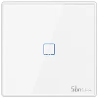 Buton Sonoff T2EU1C-RF 1 canal 433MHz Telecomanda RF alb M0802030009 / 6920075776256