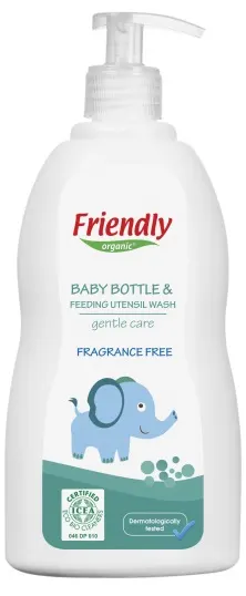Detergent pentru spălare manuală Friendly Organic - Pentru vasele bebelușului, 300 ml