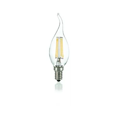 Bec LED Colpo di vento transparent, dulie E14, 4 W - 3000 K, lumina calda
