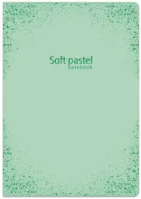 Caiet Lastva Soft Pastel - A5, 52 foi, randuri late, cu 2 campuri, sortiment