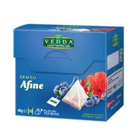 Ceai afine piramida, 20 plicuri, Vedda