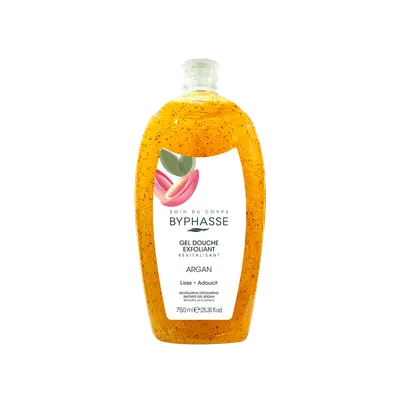 Gel de dus exfoliant cu Argan, 750ml, Byphasse