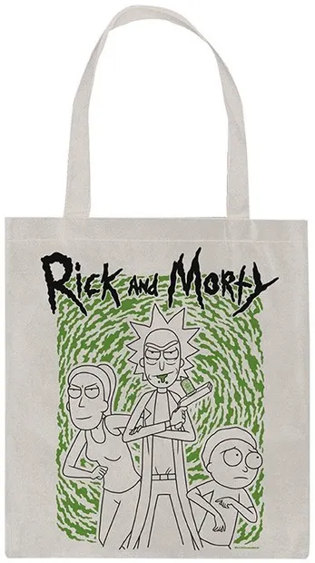 Geantă de cumpărături ABYstyle Animation: Rick and Morty - Portal