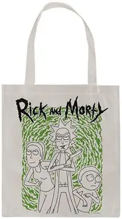 Geantă de cumpărături ABYstyle Animation: Rick and Morty - Portal