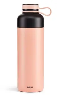 Sticlă termos Lékué – On The Go, 500 ml, coral