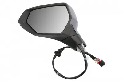 Oglinda laterala stanga (electric, cu memorie, convex, cu incalzire, grund, rabatare electrica, cu semnalizator) potrivit CUPRA LEON; SEAT LEON KL 01.20