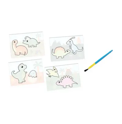 Set creativ de pictat cu apa - Dinozauri