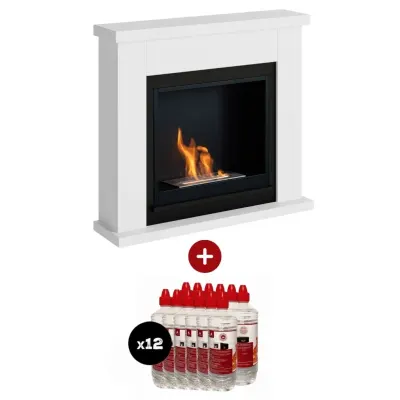 Pachet Frode Pure White Semineu + 12L bioetanol