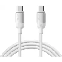Cablu Date si Incarcare USB-C - USB-C Joyroom S-A62 Lively, 60W, 1.2m, Alb