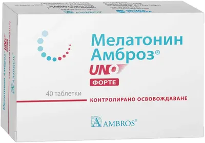 Melatonină Ambrose Uno Forte, 40 tablete, Ambros Pharma
