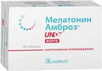 Melatonină Ambrose Uno Forte, 40 tablete, Ambros Pharma