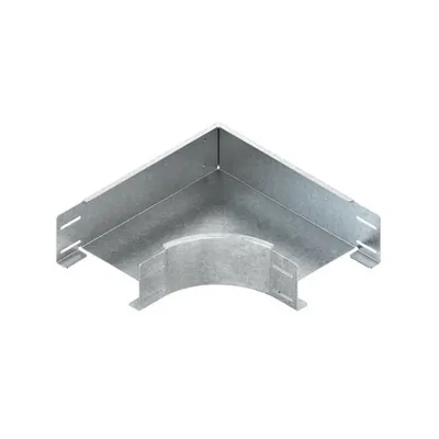 Cot 90° cu profile laterale neperforate, dar cu perforatii conector, cu placi de imbinare integrate RESS 100.200 S
