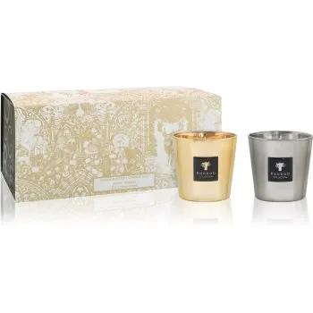 Baobab Collection Aurum & Platinum Les Exclusives Duo Candle Box set cadou