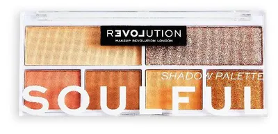 Relove by Revolution Paletă de farduri de ochi Play Love, Soulful, 6 culori