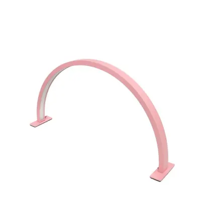 Lampa semiluna pentru masa 36w, 58cm diametru | roz | LED