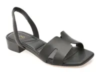 Sandale ALDO negre, JAVAMANNON 001, din piele naturala