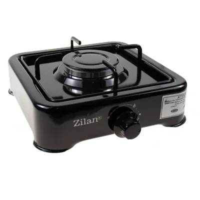 Aragaz 1 ochi, alimentare la butelie, culoare: negru / ZLN 0018_2 Engros