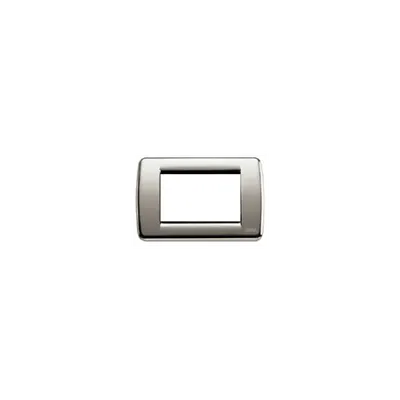Placa ornament 4 module Rondo Vimar(Idea)metal brushed nickel