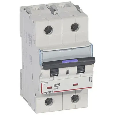 Disjunctor termomagnetic DX³ - 2P - 25 A - 50 kA - curba B - 3M