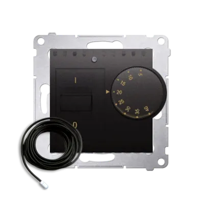 Termostat cu senzor exterior, setul contine senzorul, 16 (2) A, 230V ~, antracit metalic