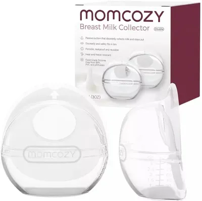Colector de lapte matern Momcozy – reutilizabil, 2 x 90 ml