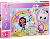 Puzzle Trefl din 24 de piese maxi - Gabby fericit