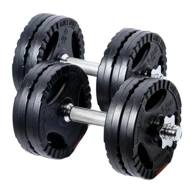 Set gantere reglabile din ciment cu grip de 15 KG