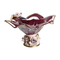 Bol decorativ cu flori OMEGA, 24 cm