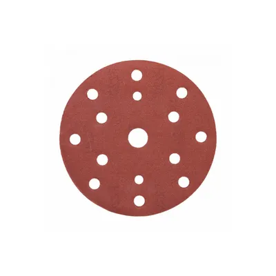 Disc de abraziune cu gauri pentru metal / lemn 150mm G220 5 buc.