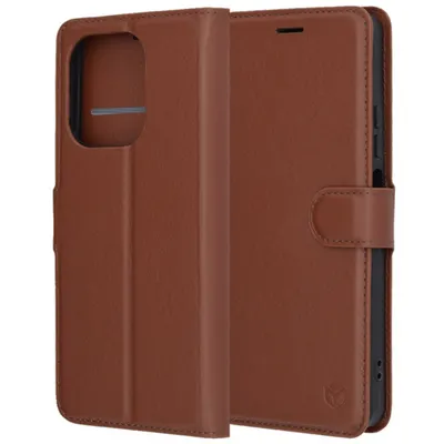 Husa pentru Oppo A5 Pro 4G / A5 Pro, Techsuit, Leather Folio, Maro