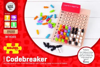 Joc de lemn pentru copii Bigjigs - Tauri si vaci