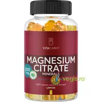 Citrat de Magneziu Jeleuri Vegane cu Aroma de Lamaie 60buc