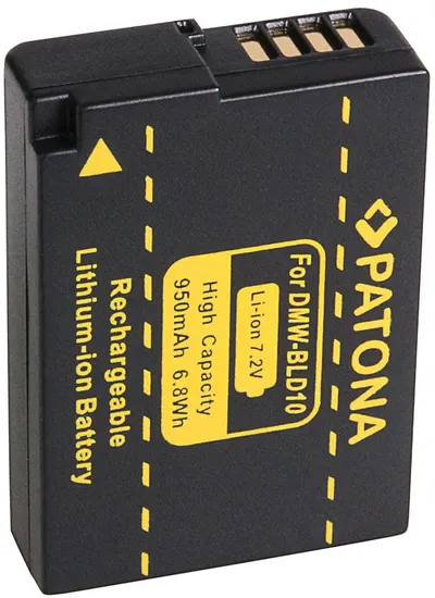 Baterie Patona - înlocuitor pentru Panasonic DMW-BLD10, negru