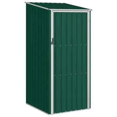 vidaXL Șopron de grădină, verde, 87 x 98 x 159 cm, oțel galvanizat
